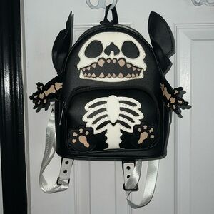 Skelly Stitch Loungefly mini backpack
